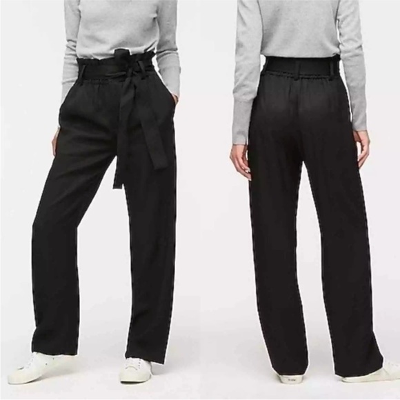 J. Crew Point Sur Paper Bag Waist Pant 8 - Picture 3 of 4
